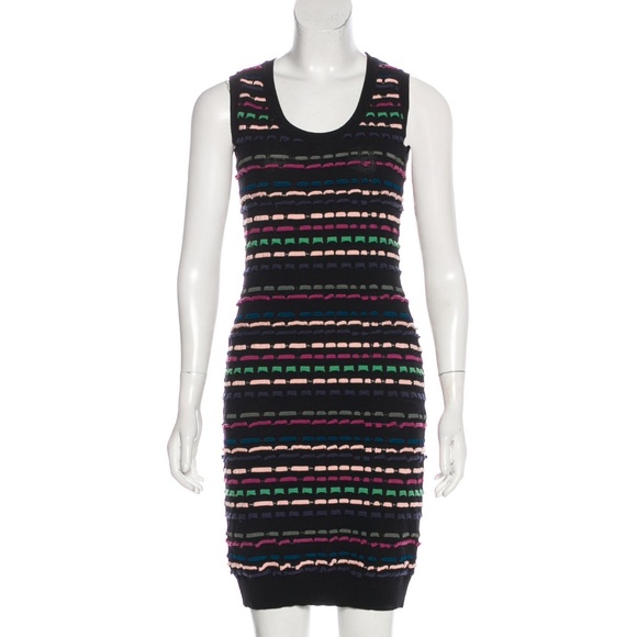 M Missoni Black Multicolor Sleeveless 
